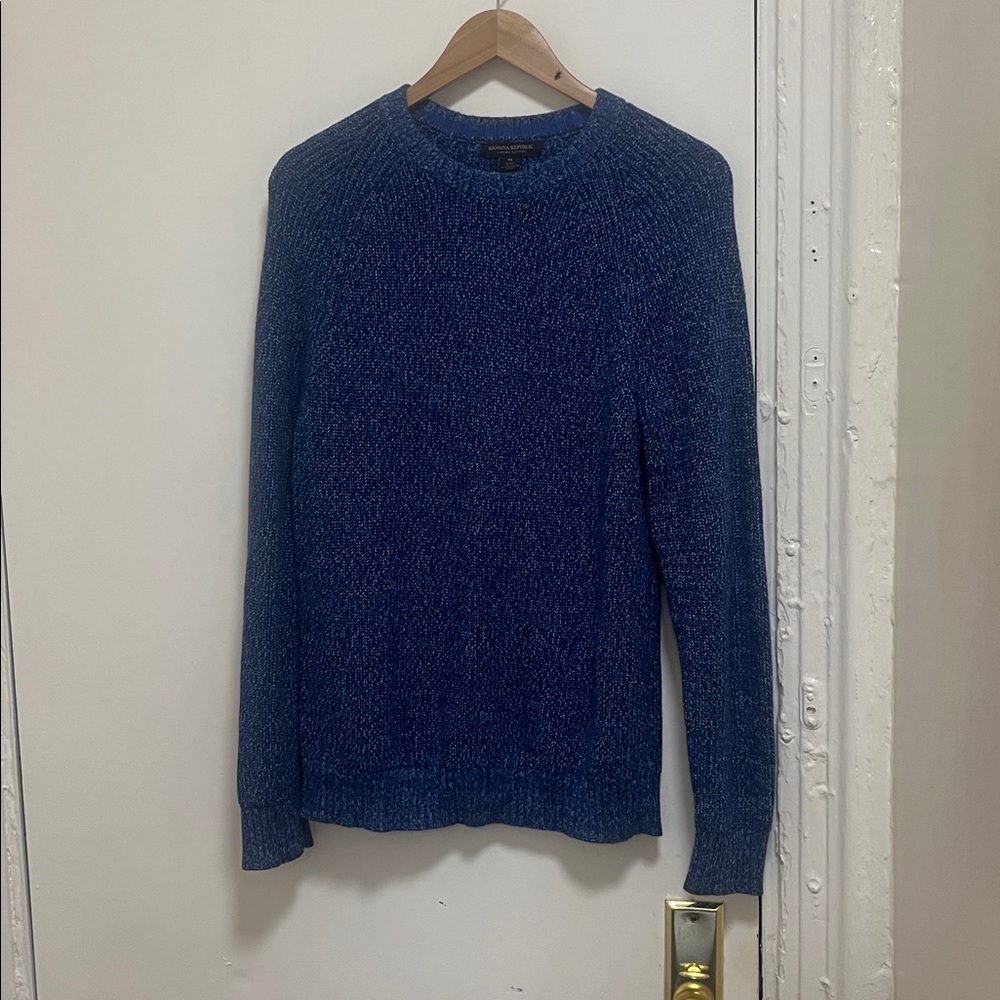 Banana Republic- Blue Supima Cotton Sweatshirt